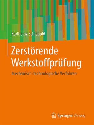 cover image of Zerstörende Werkstoffprüfung